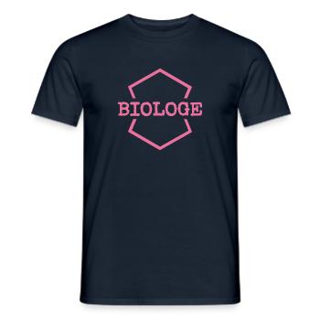 Arbeit Biologe - Männer T-Shirt - Navy - Vorne - AI Model Male 178 light (178cm)