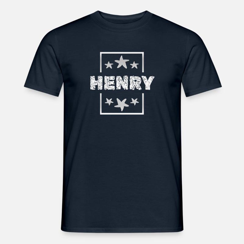 Henry Henry - Männer T-Shirt - Navy