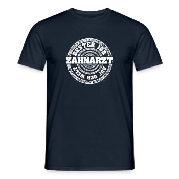 Dentist as a job - Men's T-Shirt - navy - Front - AI Model Male 178 light (178cm)