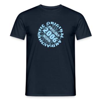 Spielfeld 2006 - Men's T-Shirt - navy - Front - AI Model Male 178 light (178cm)