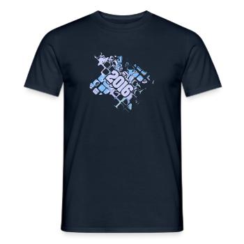 Year 2016 - Men's T-Shirt - navy - Front - AI Model Male 178 light (178cm)