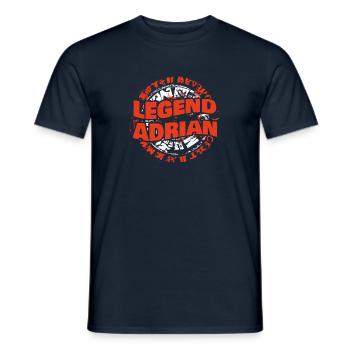 Adrian - Men's T-Shirt - navy - Front - AI Model Male 178 light (178cm)