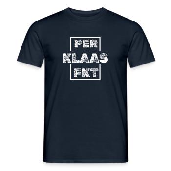 Geschenk für Klaas - Männer T-Shirt - Navy - Vorne - AI Model Male 178 light (178cm)