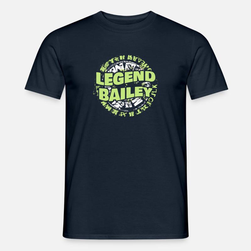 Legenden Bailey - Männer T-Shirt - Navy