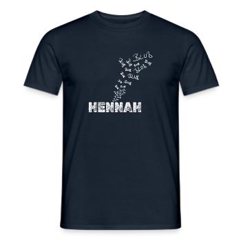Pêcheur Hennah - T-shirt homme - marine - Devant - AI Model Male 178 light (178cm)