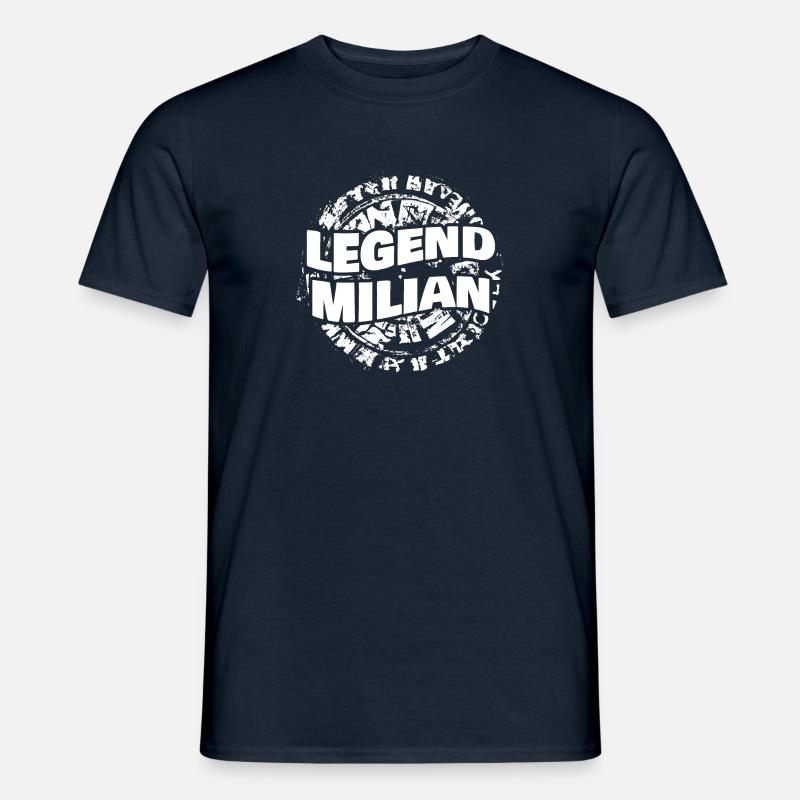 Milian als Mann - Männer T-Shirt - Navy