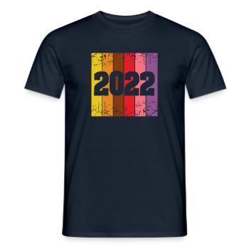 Millésime 2022 - T-shirt homme - marine - Devant - AI Model Male 178 light (178cm)
