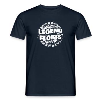 Floris - T-shirt homme - marine - Devant - AI Model Male 178 light (178cm)