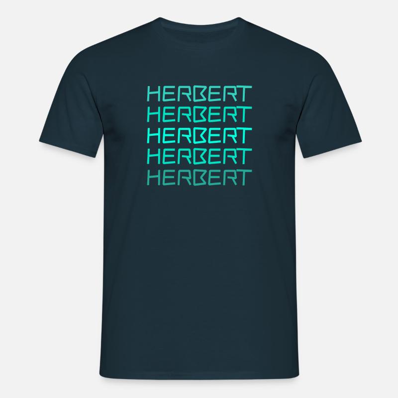 Herbert - Männer T-Shirt - Navy