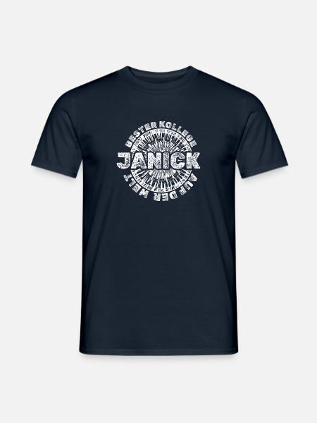 Gift for Janick - Men's T-Shirt - navy