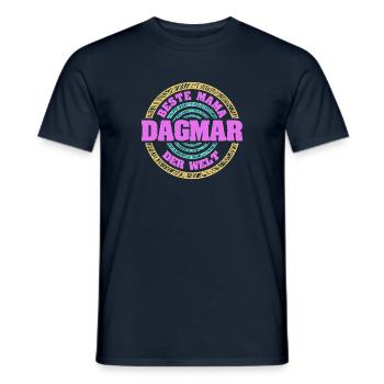 Mutter Dagmar - Männer T-Shirt - Navy - Vorne - AI Model Male 178 light (178cm)