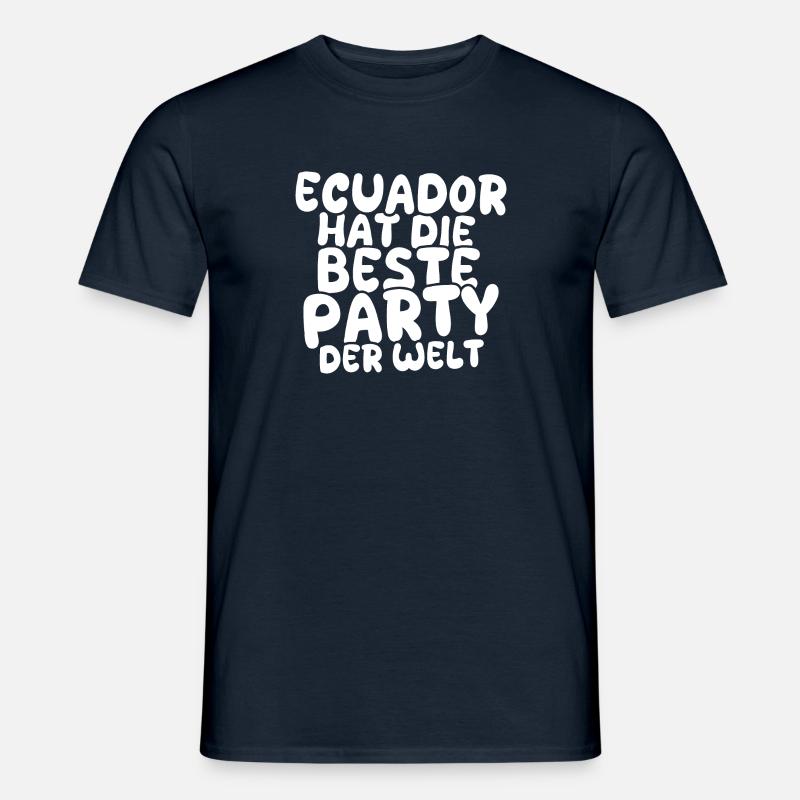 Ecuador - Männer T-Shirt - Navy
