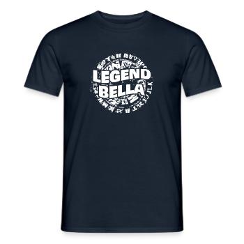 Mme Bella - T-shirt homme - marine - Devant - AI Model Male 178 light (178cm)