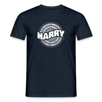 Harceler - T-shirt homme - marine - Devant - AI Model Male 178 light (178cm)