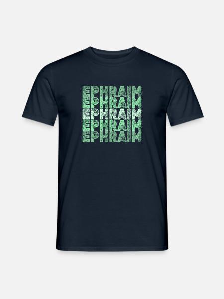 Nom Ephraïm - T-shirt homme - marine