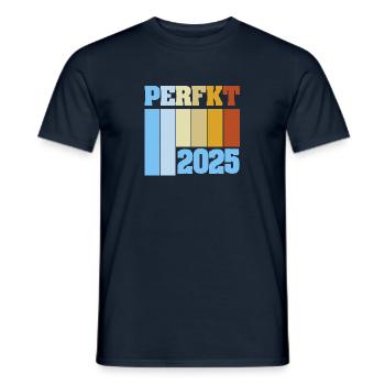 2025 - Männer T-Shirt - Navy - Vorne - AI Model Male 178 light (178cm)