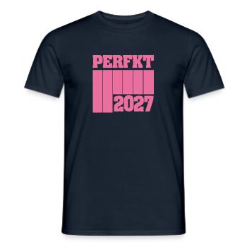 2027 - T-shirt homme - marine - Devant - AI Model Male 178 light (178cm)