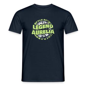 Gift for Aurelia - Men's T-Shirt - navy - Front - AI Model Male 178 light (178cm)