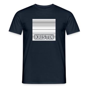 Tochter Kristin - Männer T-Shirt - Navy - Vorne - AI Model Male 178 light (178cm)