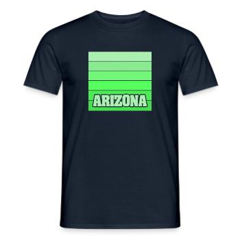 Arizona - T-shirt homme - marine - Devant - AI Model Male 178 light (178cm)