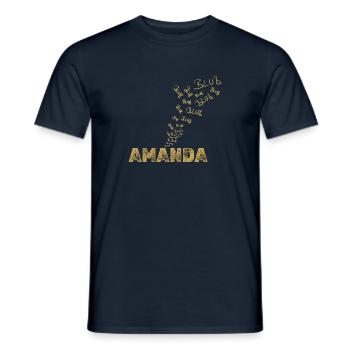 Boot Amanda - Männer T-Shirt - Navy - Vorne - AI Model Male 178 light (178cm)