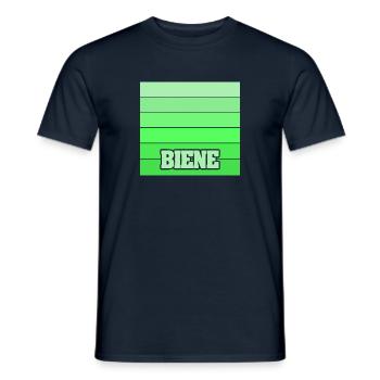 Biene als Tochter - Männer T-Shirt - Navy - Vorne - AI Model Male 178 light (178cm)
