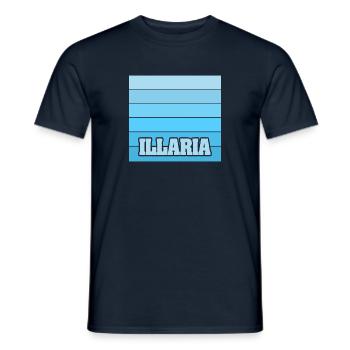 Cadeau pour Illaria - T-shirt homme - marine - Devant - AI Model Male 178 light (178cm)
