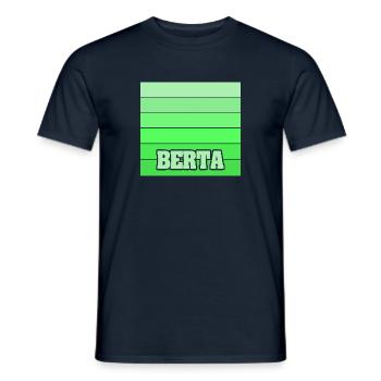 Geschenk für Berta - Männer T-Shirt - Navy - Vorne - AI Model Male 178 light (178cm)