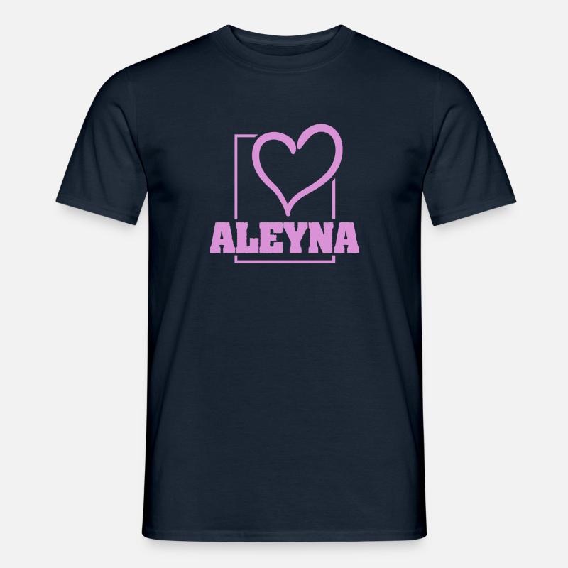 Aleyna - Männer T-Shirt - Navy