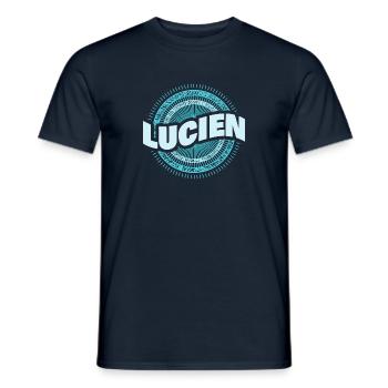 Geschenk für Lucien - Männer T-Shirt - Navy - Vorne - AI Model Male 178 light (178cm)
