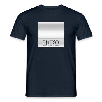 Luisa als Tochter - Männer T-Shirt - Navy - Vorne - AI Model Male 178 light (178cm)