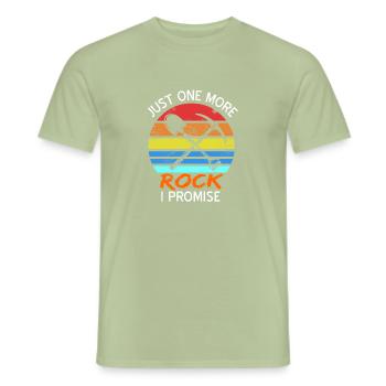 Just one last stone - archeology - Men's T-Shirt - sage - Front - AI Model Male 178 light (178cm)
