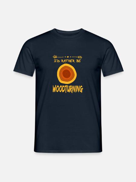 Je préfère juste les tourneurs sur bois - T-shirt homme - marine