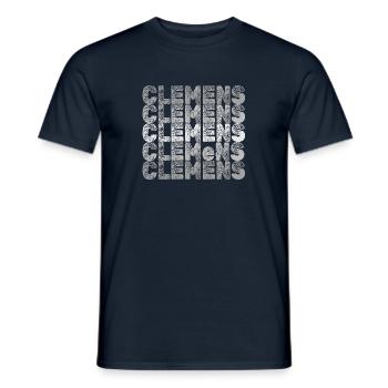 Gift for Clemens - Men's T-Shirt - navy - Front - AI Model Male 178 light (178cm)
