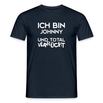Gift for Johnny - Men's T-Shirt - navy - Front - AI Model Male 178 light (178cm)