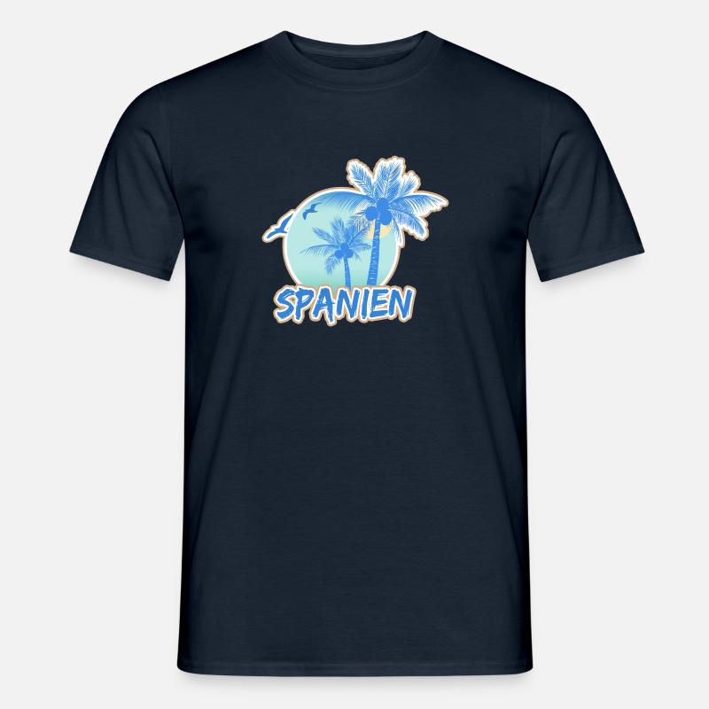 Spanien - Männer T-Shirt - Navy