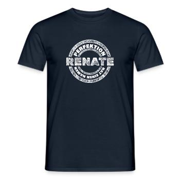 Renate als Renate - Männer T-Shirt - Navy - Vorne - AI Model Male 178 light (178cm)