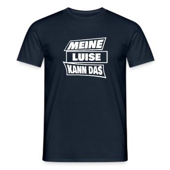 Geschenk für Luise - Männer T-Shirt - Navy - Vorne - AI Model Male 178 light (178cm)