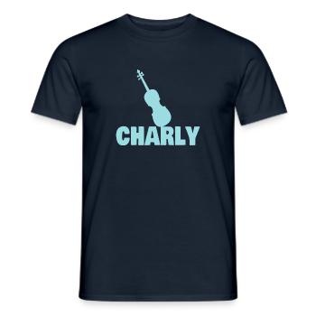 Viola Charly - Men's T-Shirt - navy - Front - AI Model Male 178 light (178cm)