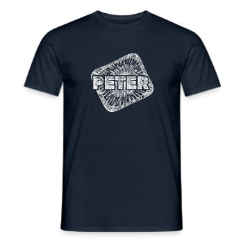 Stardust Peter - Men's T-Shirt - navy - Front - AI Model Male 178 light (178cm)