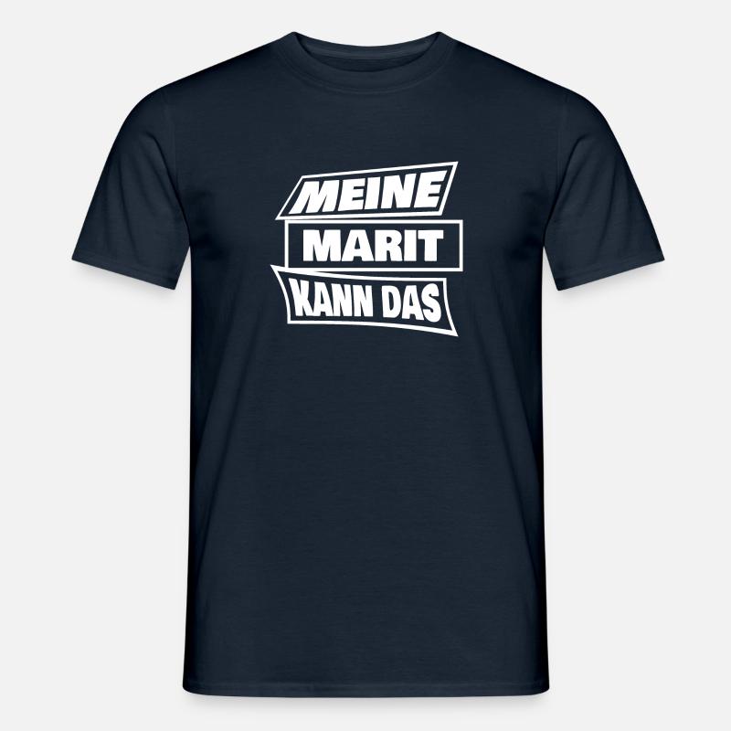 Marit als Marit - Männer T-Shirt - Navy