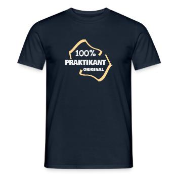 Beruf Praktikant - Männer T-Shirt - Navy - Vorne - AI Model Male 178 light (178cm)