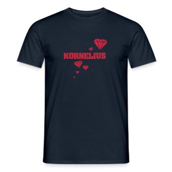 Cadeau pour Corneille - T-shirt homme - marine - Devant - AI Model Male 178 light (178cm)