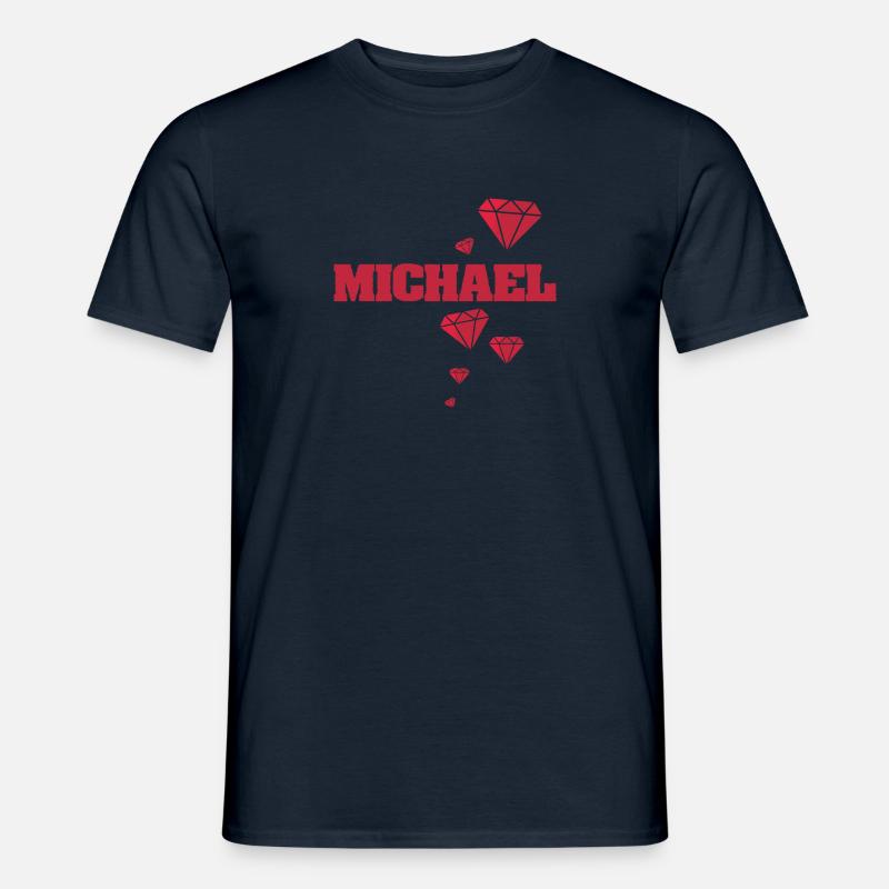 Geschenkidee Michael - Männer T-Shirt - Navy