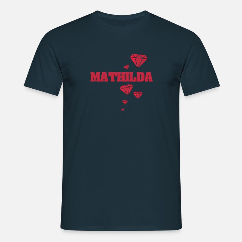 Gift idea Mathilda - Men's T-Shirt - navy
