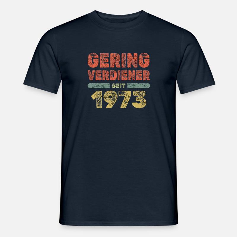 1973 1973 - Männer T-Shirt - Navy