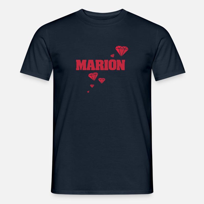 Diamant Marion - Männer T-Shirt - Navy