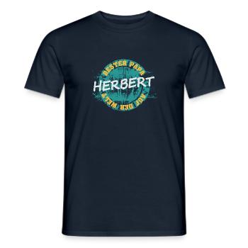 Herbert - Männer T-Shirt - Navy - Vorne - AI Model Male 178 light (178cm)