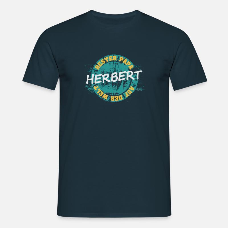 Herbert - Männer T-Shirt - Navy