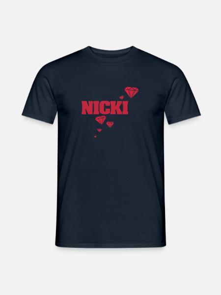 Nicki Nicki - Männer T-Shirt - Navy